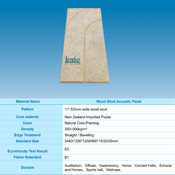 Wood Wool Acoustic Panel